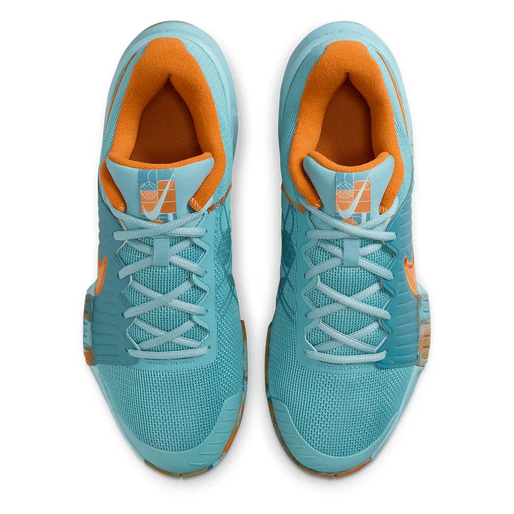 Men`s GP Pickleball Pro Shoes Denim Turq and Copper Moon Footwear Nike