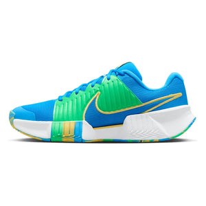 Men`s Challenge GP Pro Pickleball Shoes Blue Hero and Green Shock Footwear Nike