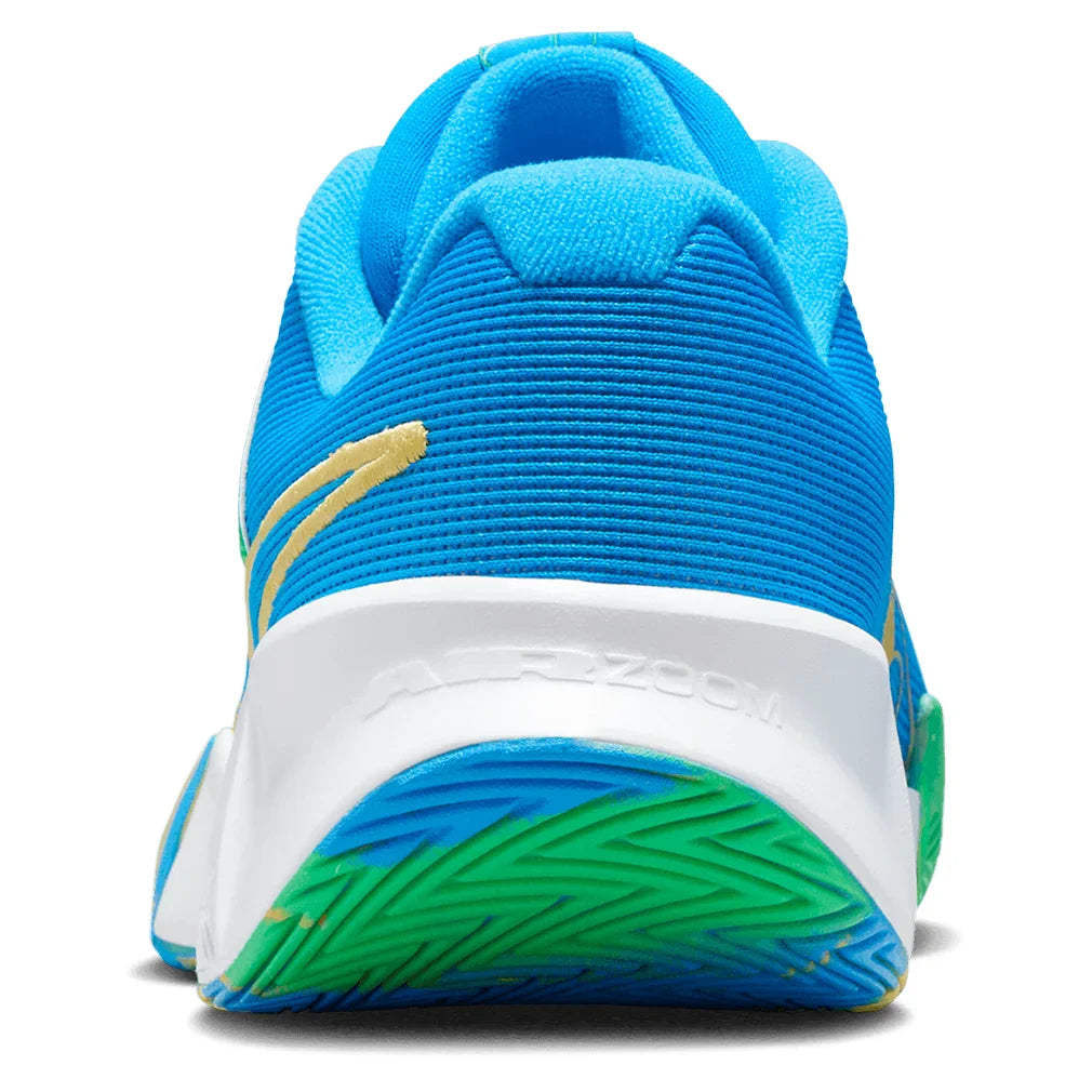 Men`s Challenge GP Pro Pickleball Shoes Blue Hero and Green Shock Footwear Nike