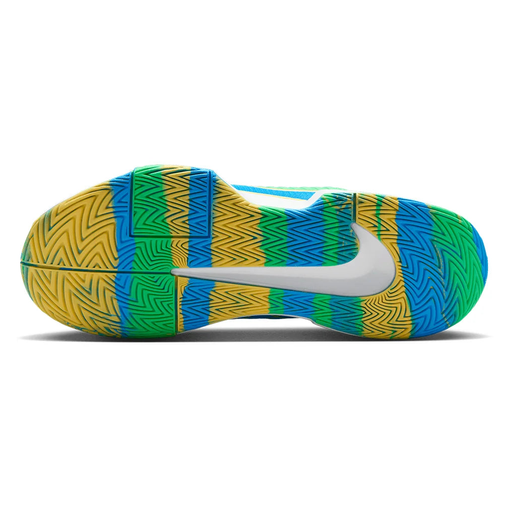 Men`s Challenge GP Pro Pickleball Shoes Blue Hero and Green Shock Footwear Nike