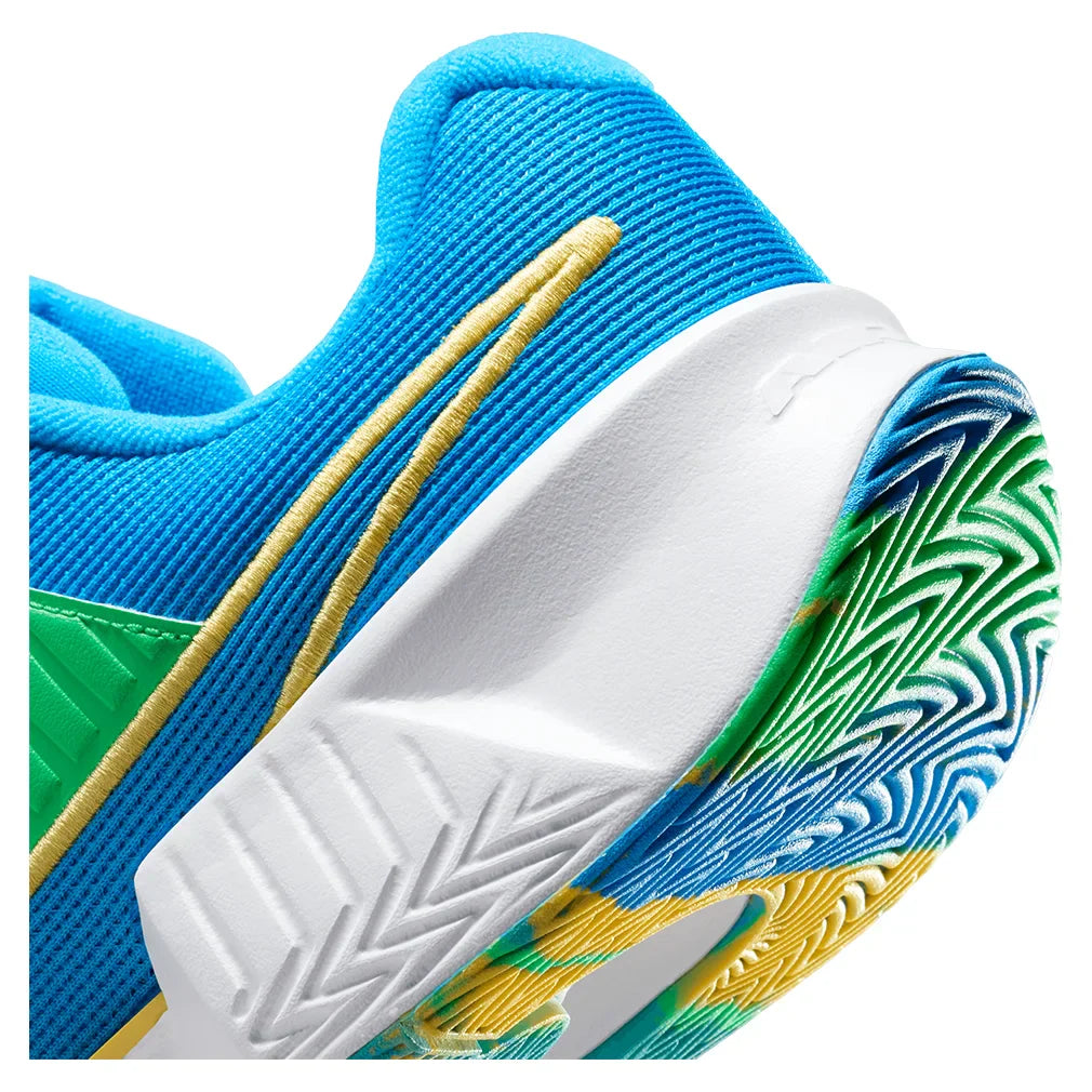 Men`s Challenge GP Pro Pickleball Shoes Blue Hero and Green Shock Footwear Nike