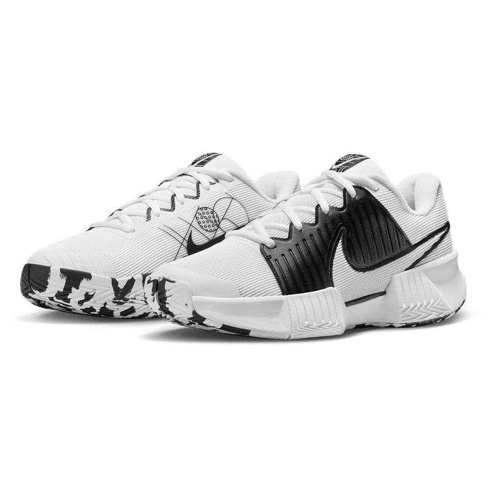 Women's GP Pickleball Pro Shoes White and Black Footwear Nike