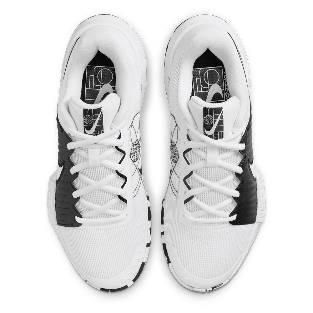 Women's GP Pickleball Pro Shoes White and Black Footwear Nike