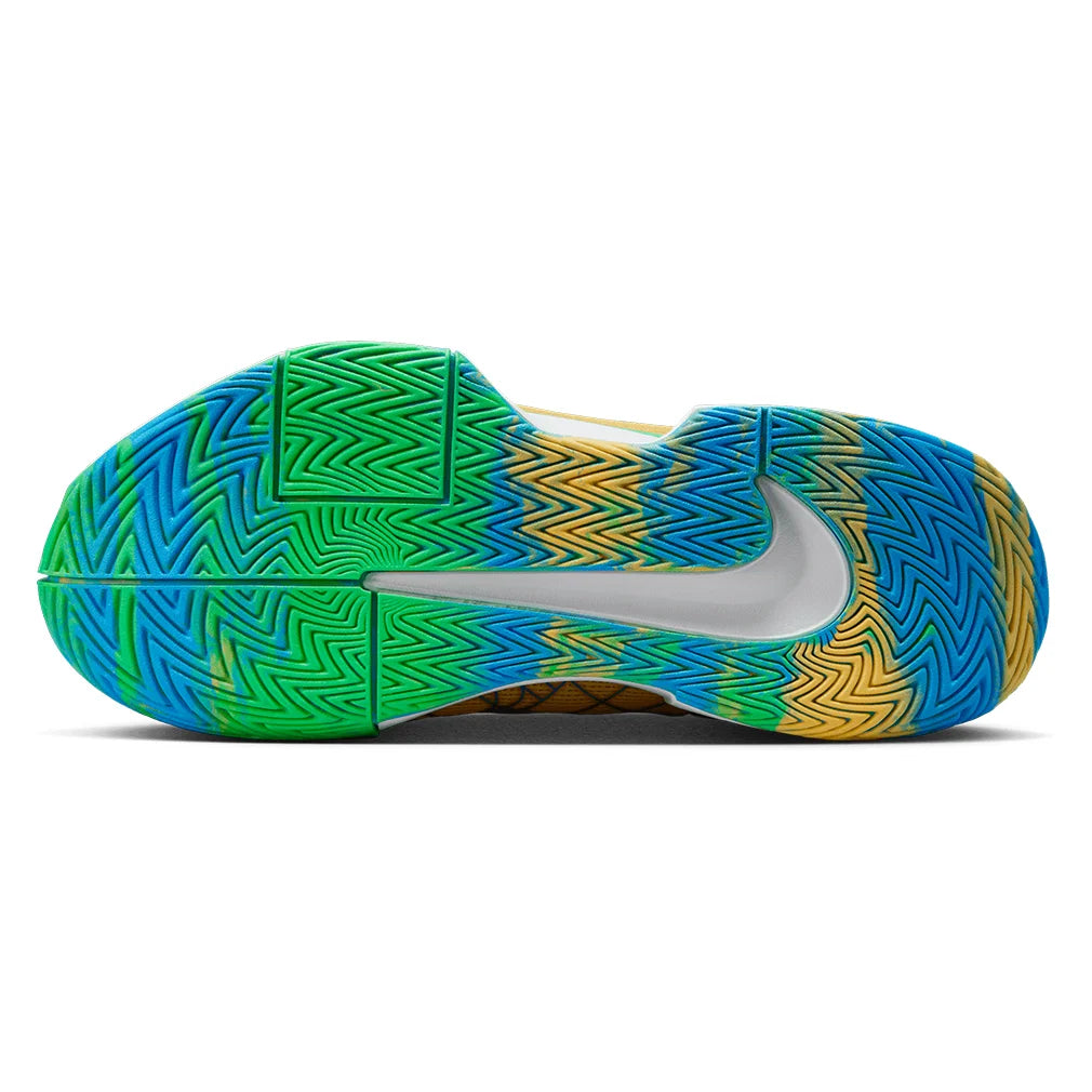 Women`s GP Pro Pickleball Shoes Topaz Gold and Blue Hero Footwear Nike