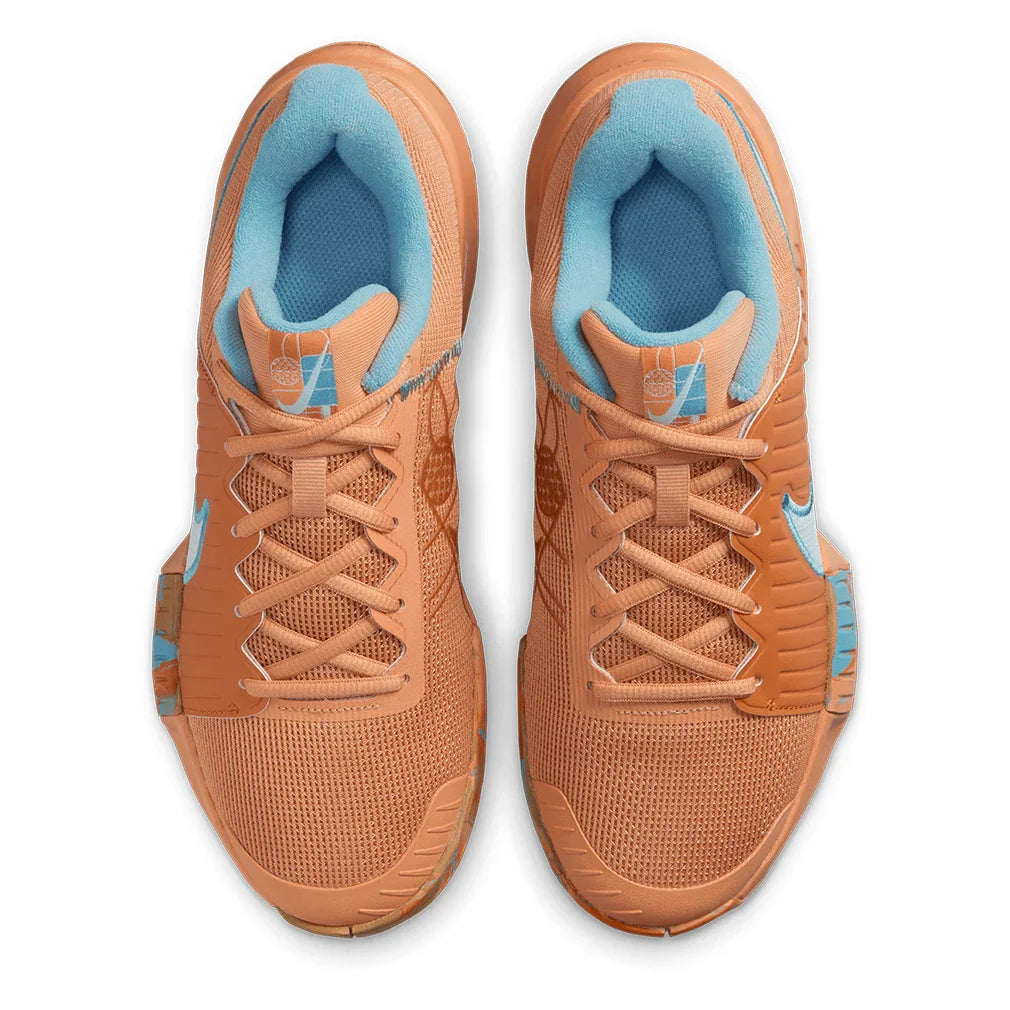 Women`s GP Pickleball Pro Shoes Copper Moon and Glacier Blue Footwear Nike