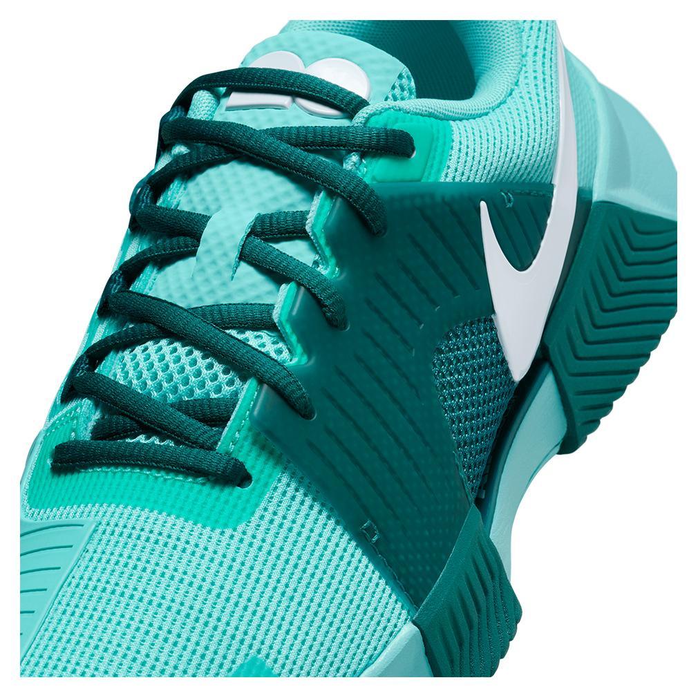 Womens Zoom GP Challenge 1 OS PRM Tennis Shoes Aurora Green and Geode Teal Footwear Nike