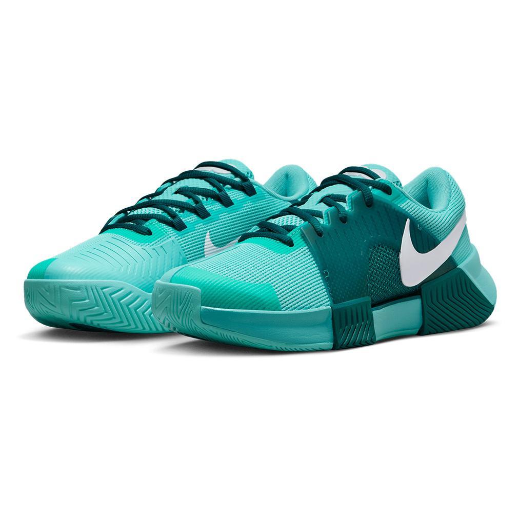 Womens Zoom GP Challenge 1 OS PRM Tennis Shoes Aurora Green and Geode Teal Footwear Nike