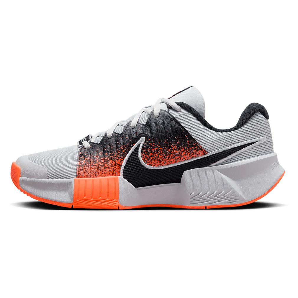 Men's GP Challenge Pro PRM Tennis Shoes Pure Platinum and Black Footwear Nike