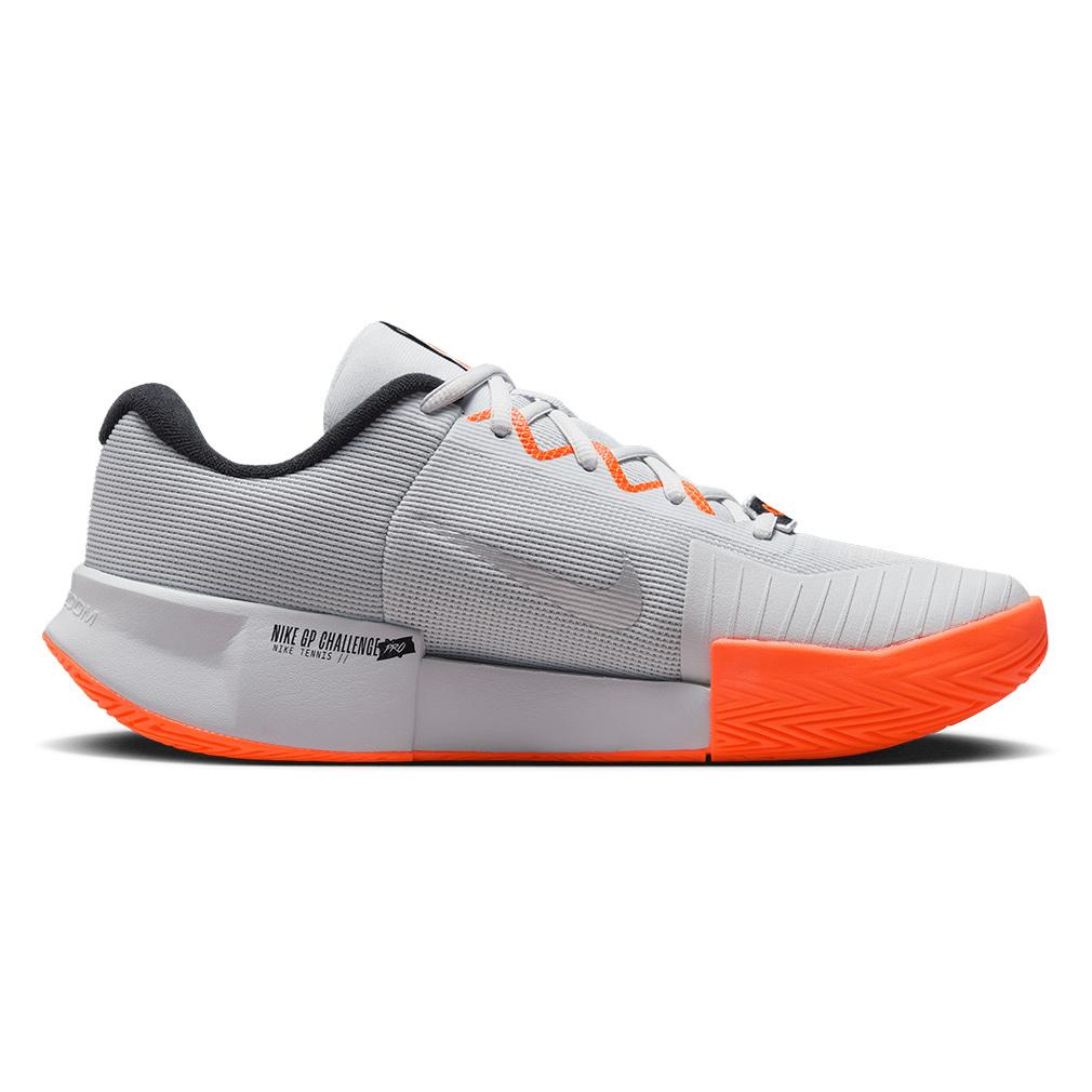 Men's GP Challenge Pro PRM Tennis Shoes Pure Platinum and Black Footwear Nike
