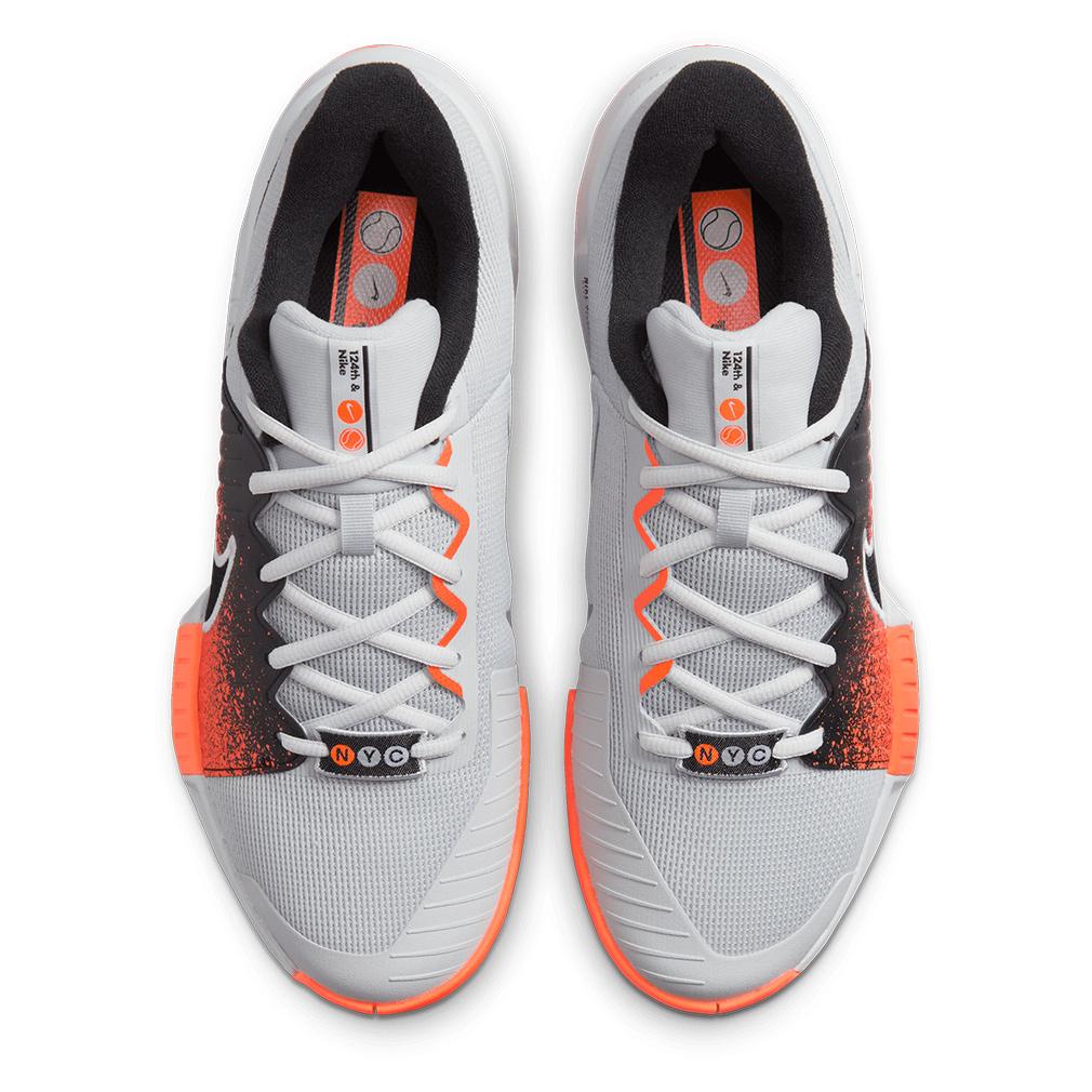 Men's GP Challenge Pro PRM Tennis Shoes Pure Platinum and Black Footwear Nike