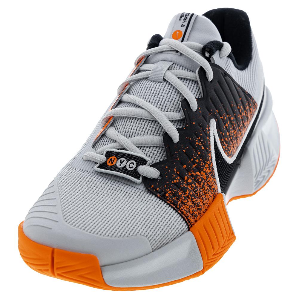 Men's GP Challenge Pro PRM Tennis Shoes Pure Platinum and Black Footwear Nike