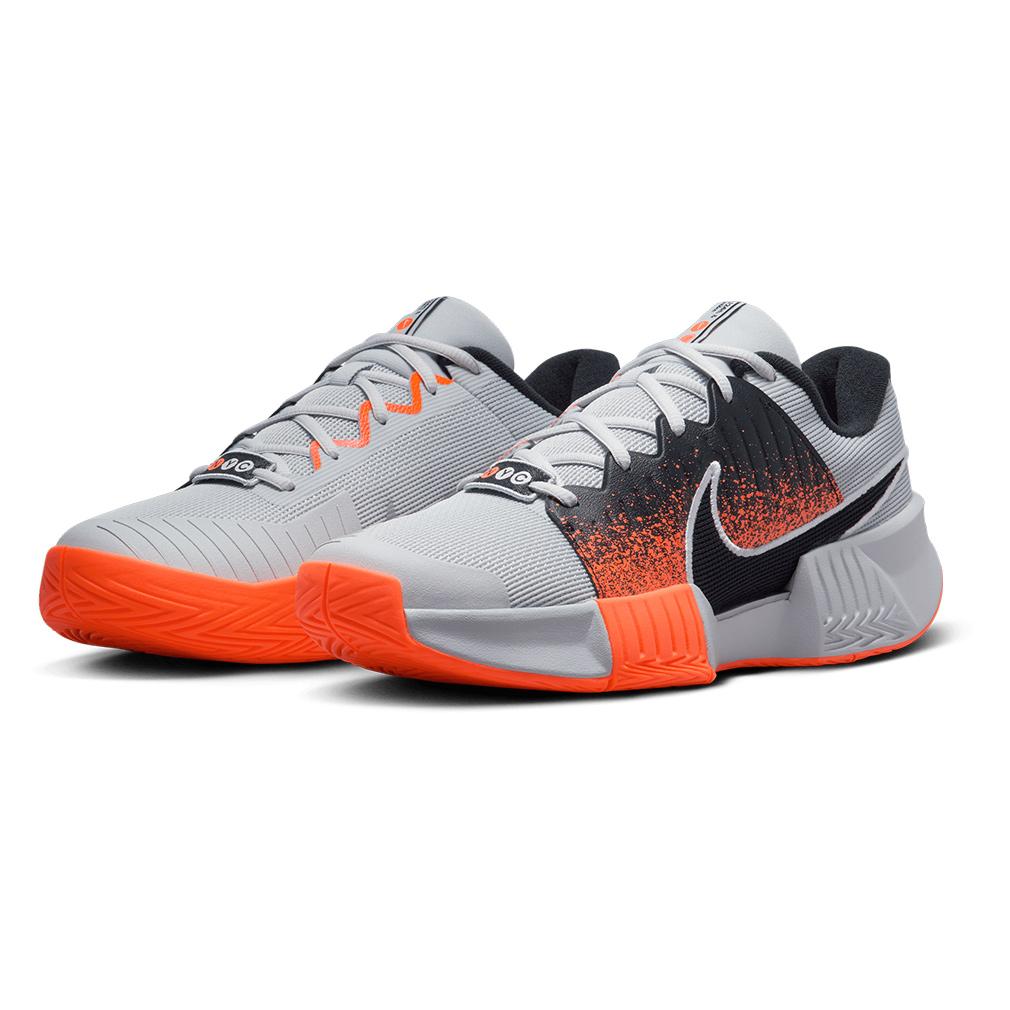 Men's GP Challenge Pro PRM Tennis Shoes Pure Platinum and Black Footwear Nike