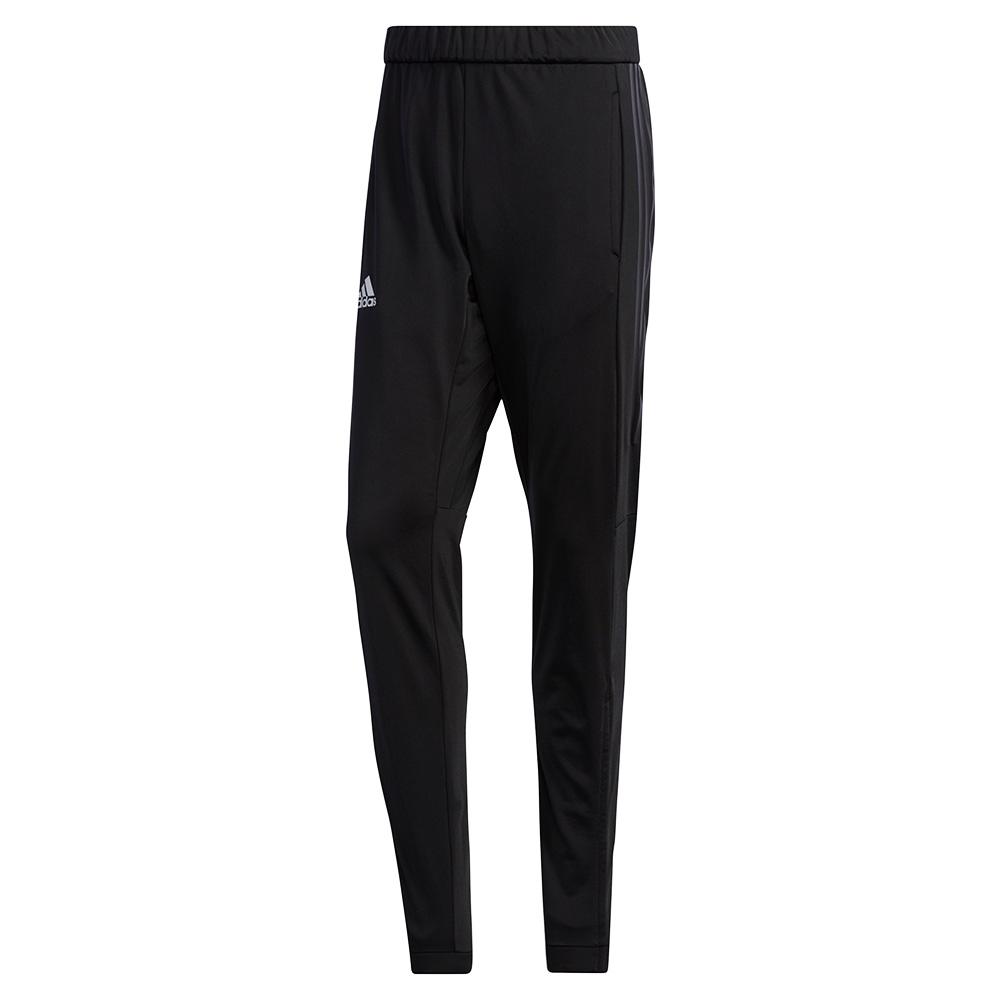 Men's 3 Stripes Knit Tennis Pant Black Apparel Adidas
