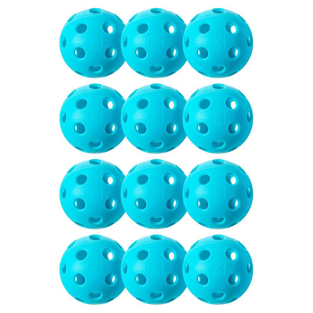X-26 Indoor Pickleballs 12 Pack Blue Balls Franklin Sports