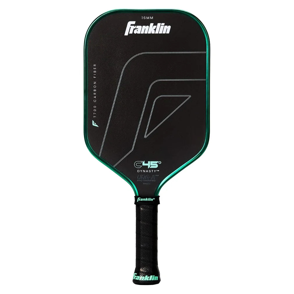 C45 Dynasty 14mm Pickleball Paddle Mint Racquets Franklin Sports