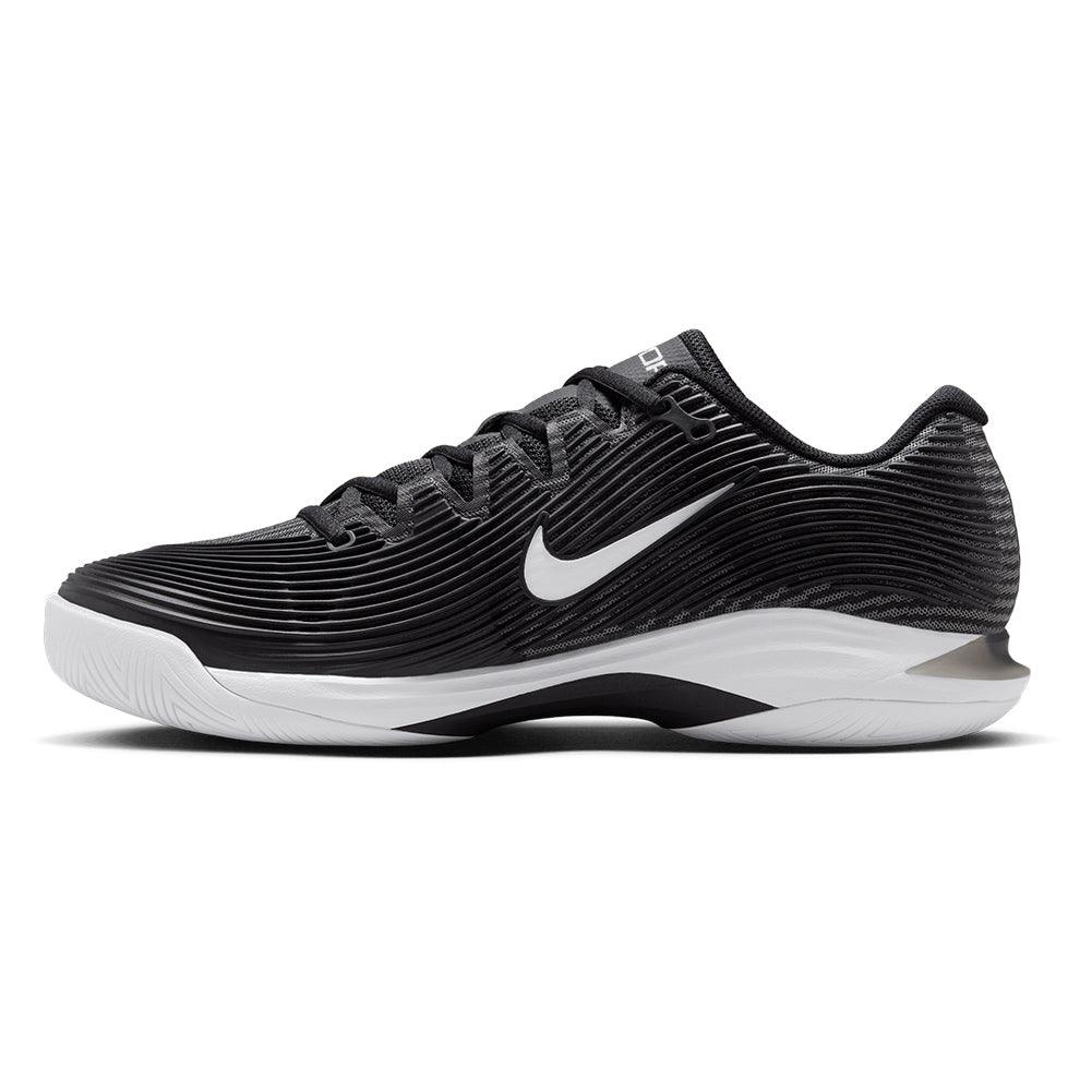 Men's Zoom Vapor 12 Tennis Shoes Black and White Footwear Nike