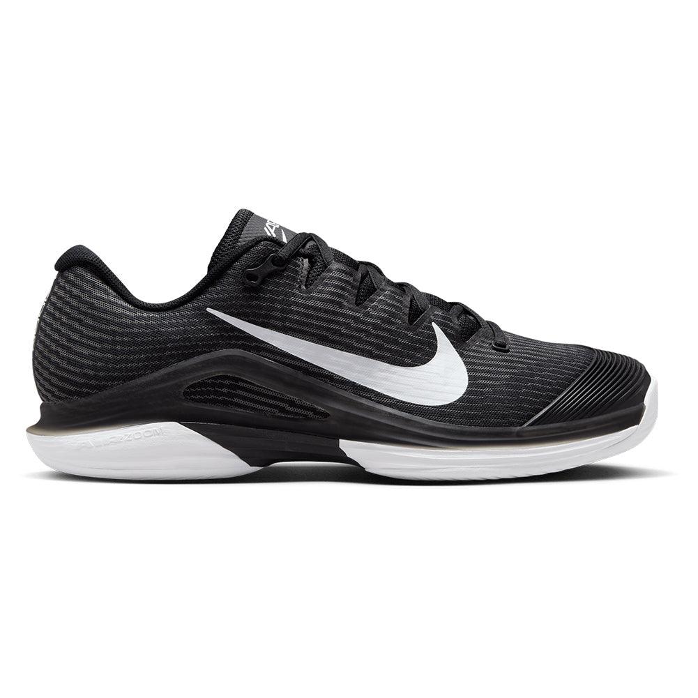 Men's Zoom Vapor 12 Tennis Shoes Black and White Footwear Nike