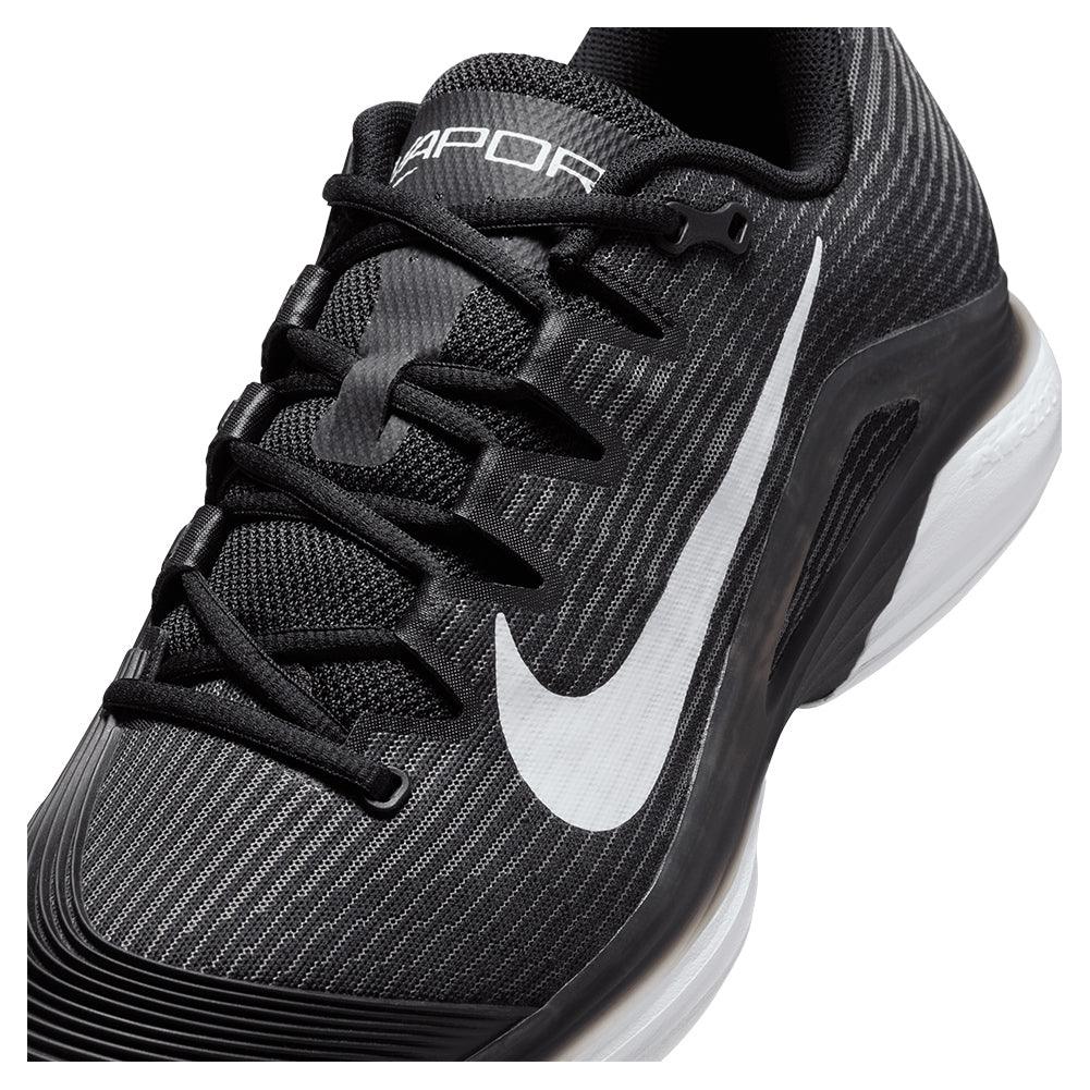 Men's Zoom Vapor 12 Tennis Shoes Black and White Footwear Nike
