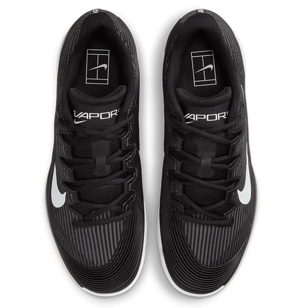 Men's Zoom Vapor 12 Tennis Shoes Black and White Footwear Nike