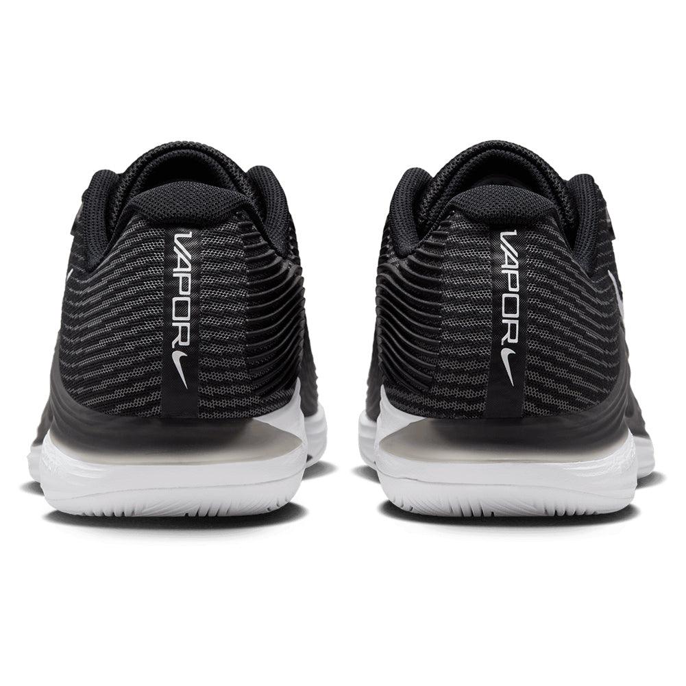 Men's Zoom Vapor 12 Tennis Shoes Black and White Footwear Nike