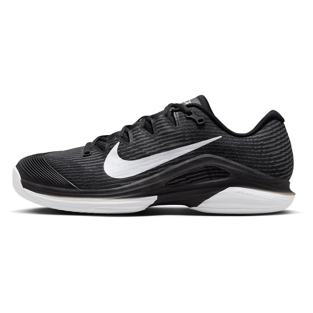 Men's Zoom Vapor 12 Tennis Shoes Black and White Footwear Nike