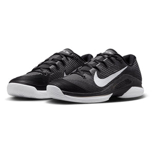 Men's Zoom Vapor 12 Tennis Shoes Black and White Footwear Nike