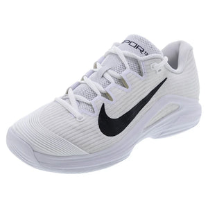 Men's Zoom Vapor 12 Tennis Shoes White and Black Footwear Nike