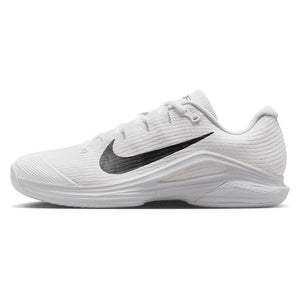 Men's Zoom Vapor 12 Tennis Shoes White and Black Footwear Nike