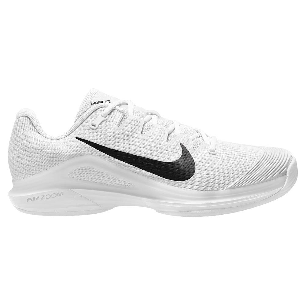Men's Zoom Vapor 12 Tennis Shoes White and Black Footwear Nike