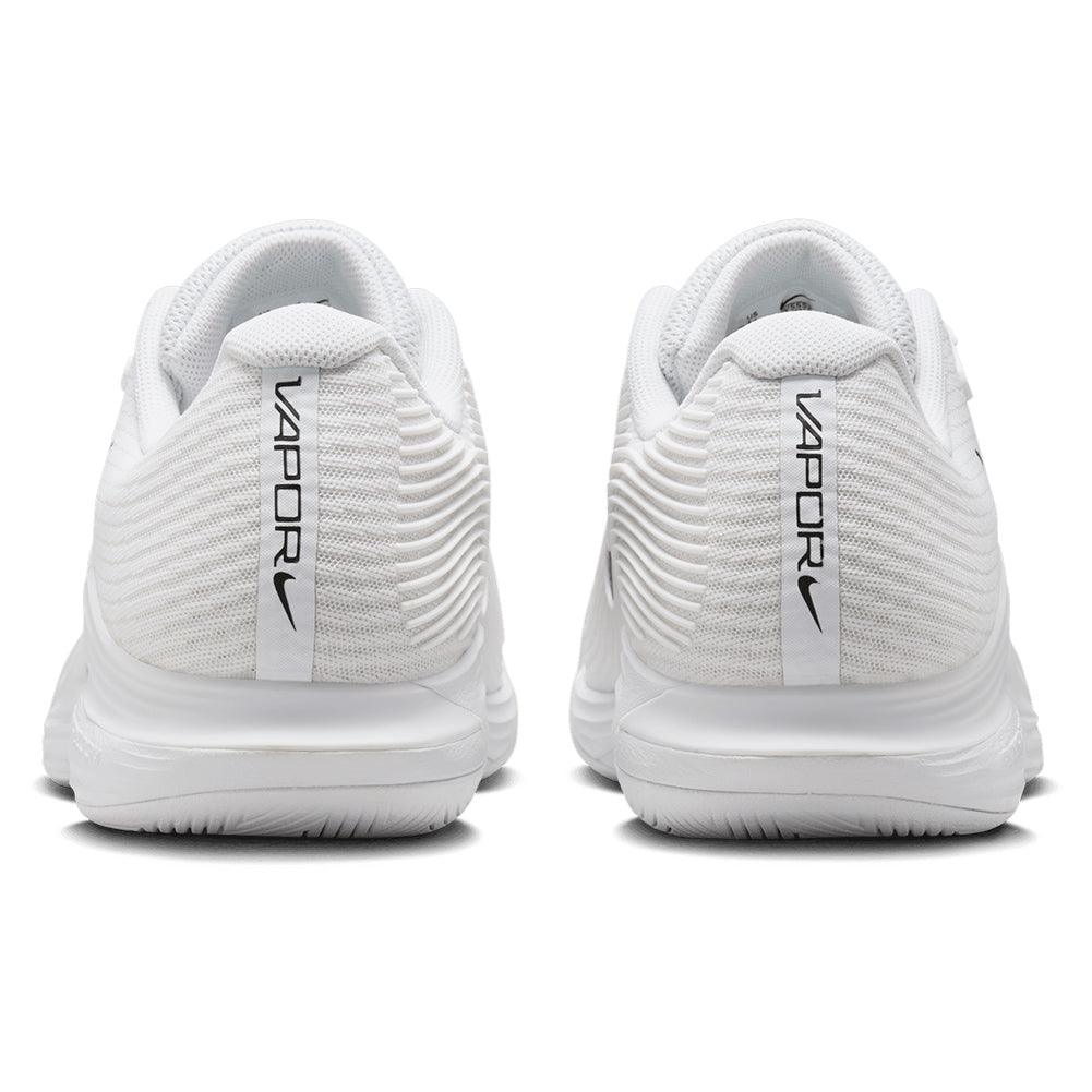 Men's Zoom Vapor 12 Tennis Shoes White and Black Footwear Nike