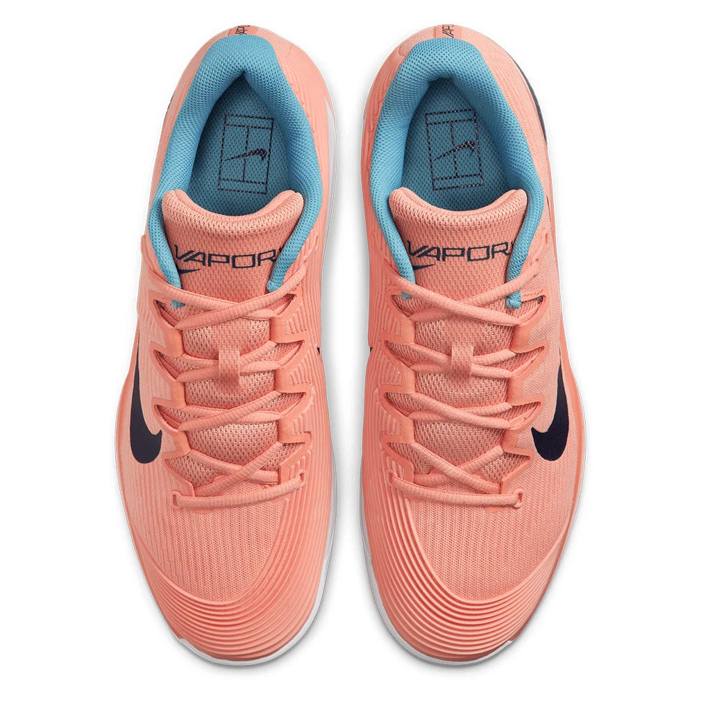 Men`s Zoom Vapor 12 Tennis Shoes Apricot Agate and Obsidian Footwear Nike