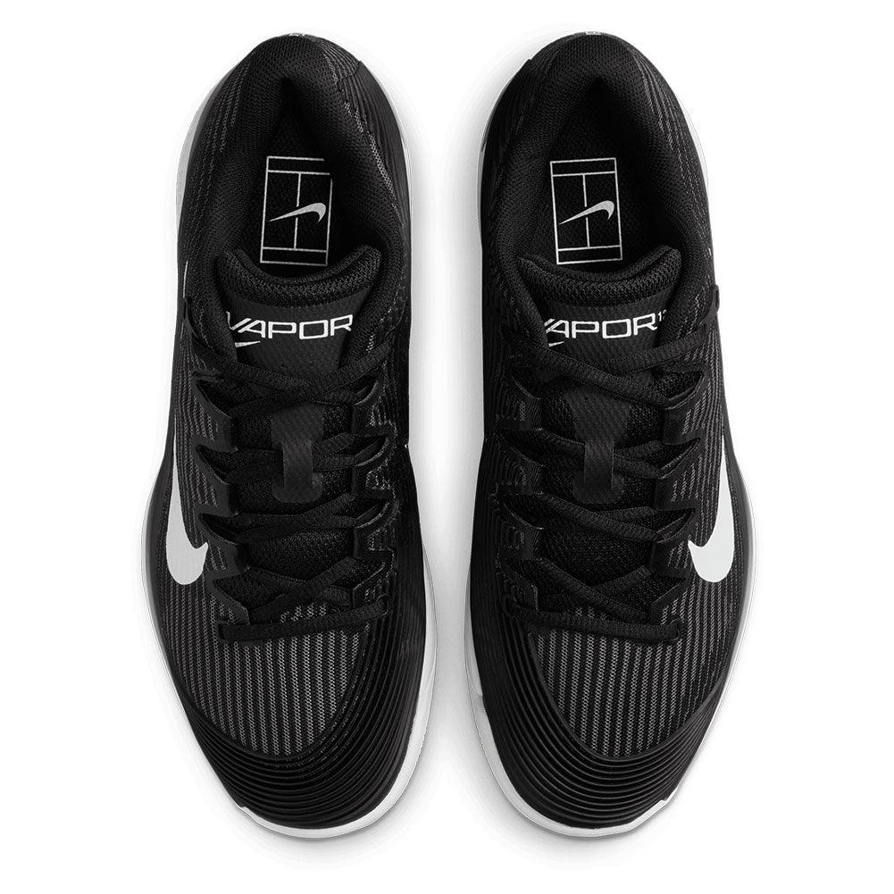 Women`s Zoom Vapor 12 Tennis Shoes Black and White Footwear Nike