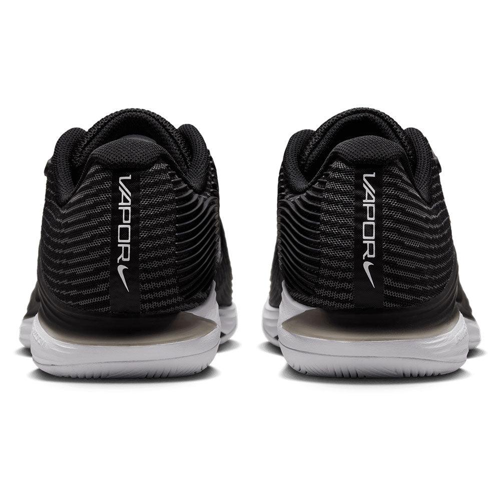 Women`s Zoom Vapor 12 Tennis Shoes Black and White Footwear Nike