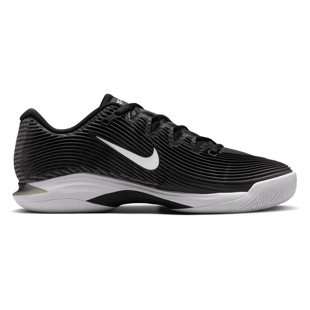 Women`s Zoom Vapor 12 Tennis Shoes Black and White Footwear Nike