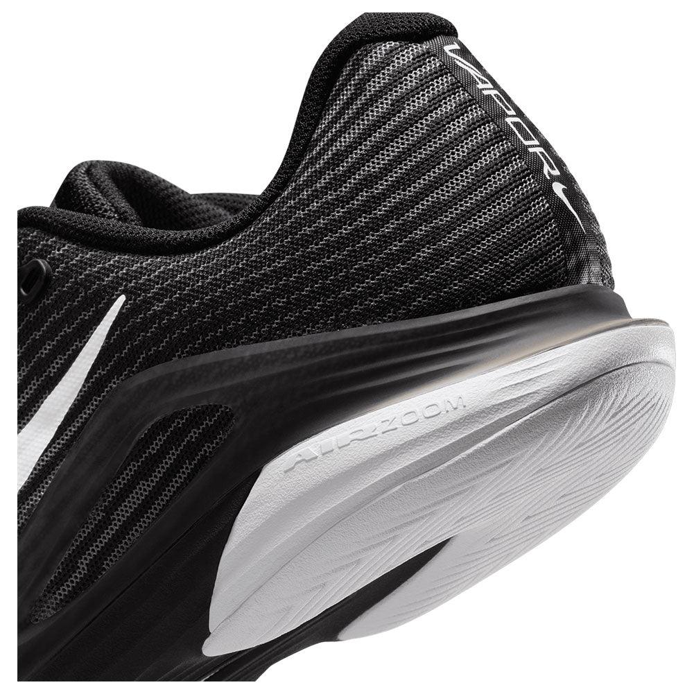 Women`s Zoom Vapor 12 Tennis Shoes Black and White Footwear Nike