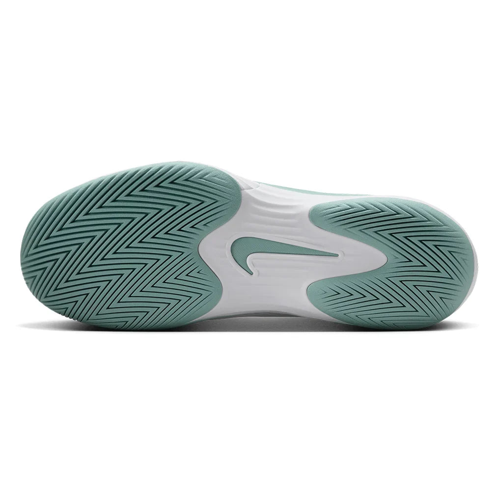 Women`s Zoom Vapor 12 Tennis Shoes White and Mint Foam Footwear Nike