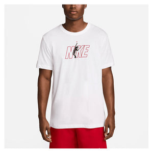 Men's Dri-fit Tennis Tee White Apparel Nike