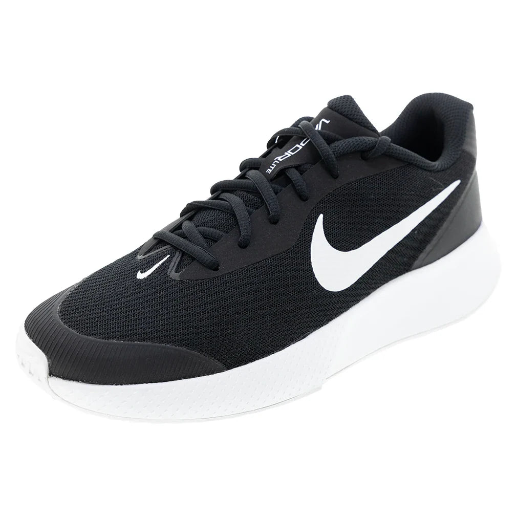 Men`s Vapor Lite 3 Tennis Shoes Black and White Footwear Nike