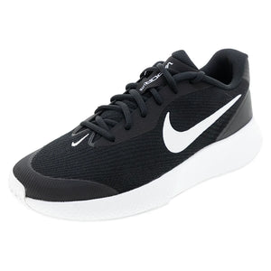 Men`s Vapor Lite 3 Tennis Shoes Black and White Footwear Nike