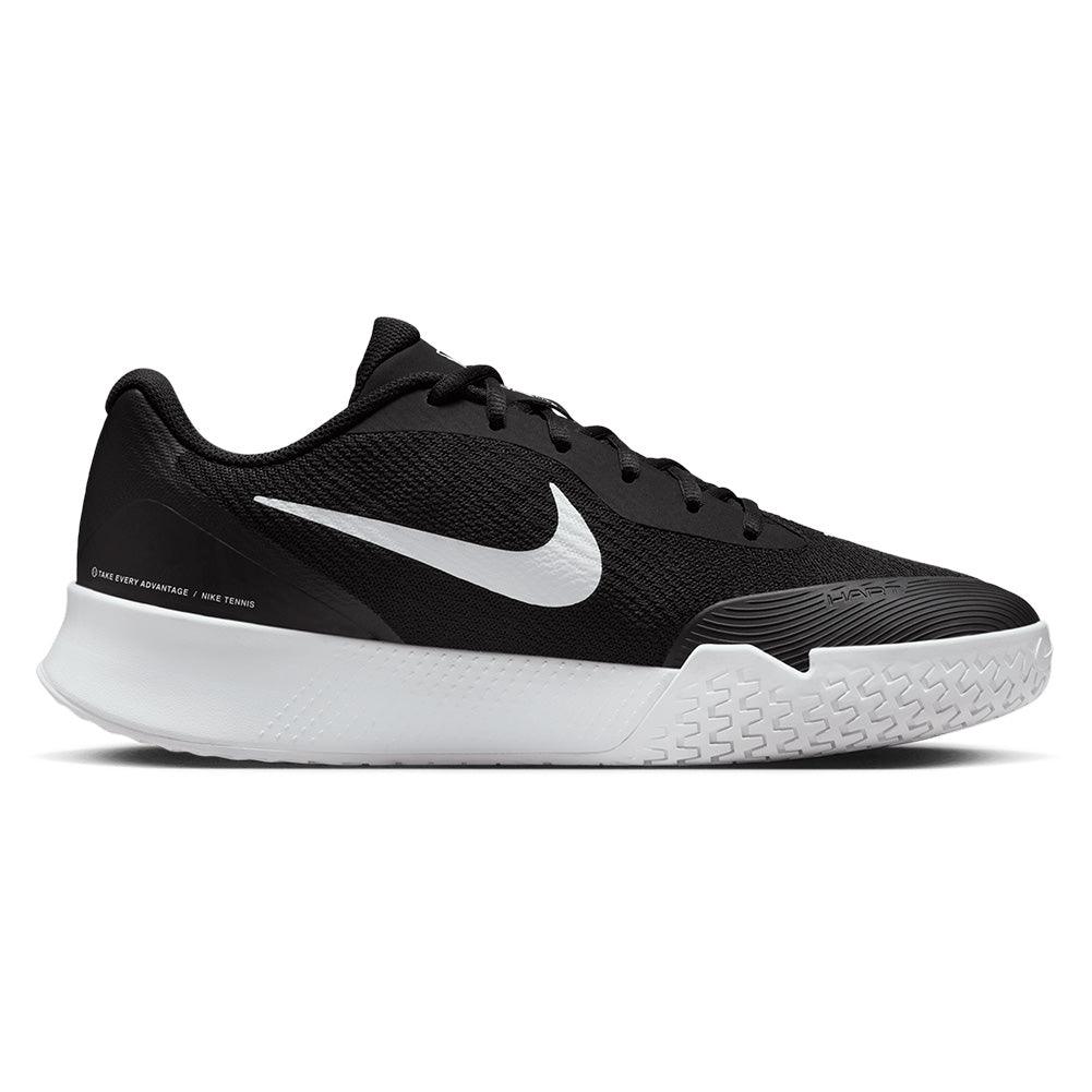 Men`s Vapor Lite 3 Tennis Shoes Black and White Footwear Nike