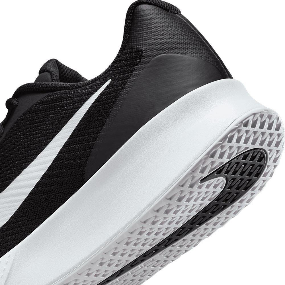 Men`s Vapor Lite 3 Tennis Shoes Black and White Footwear Nike