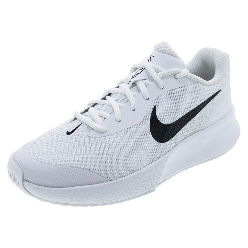 Men`s Vapor Lite 3 Tennis Shoes White and Black Footwear Nike