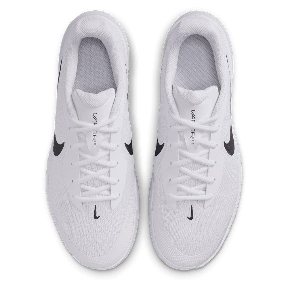 Men`s Vapor Lite 3 Tennis Shoes White and Black Footwear Nike