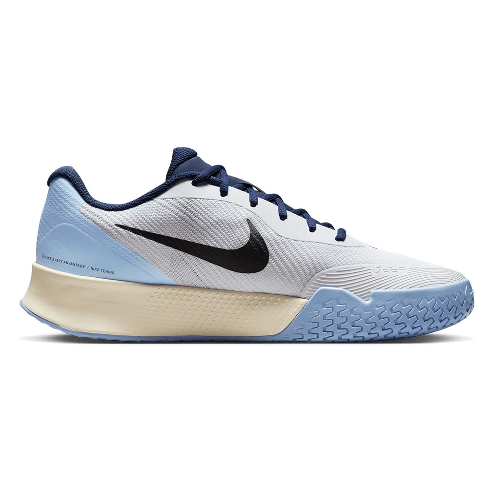 Men's Vapor Lite 3 Tennis Shoes White and Black Footwear Nike