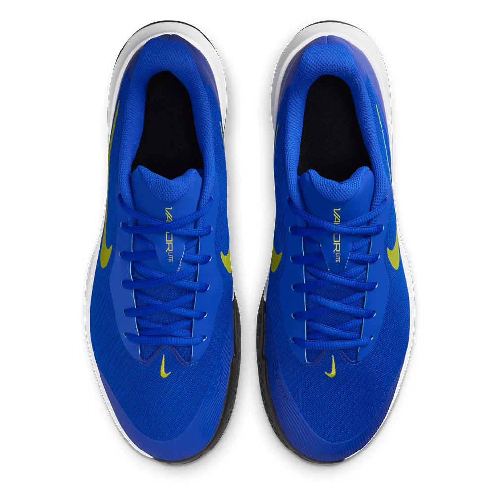 Men`s Vapor Lite 3 Tennis Shoes Racer Blue and Lightening Footwear Nike