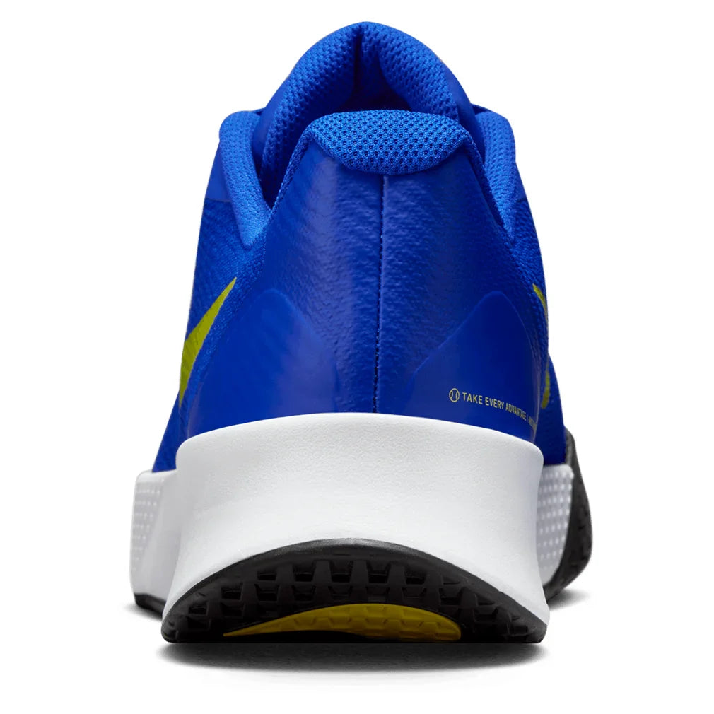 Men`s Vapor Lite 3 Tennis Shoes Racer Blue and Lightening Footwear Nike