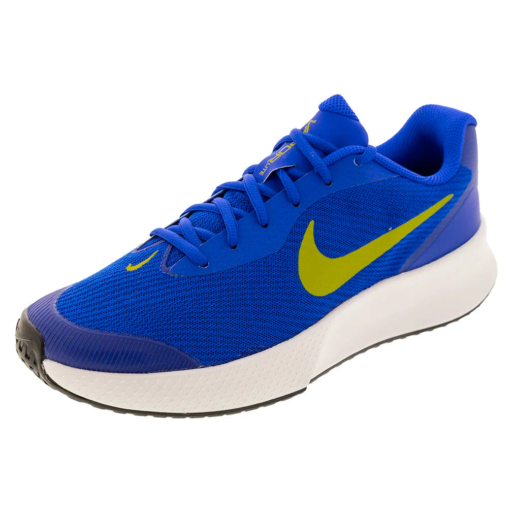 Men`s Vapor Lite 3 Tennis Shoes Racer Blue and Lightening Footwear Nike