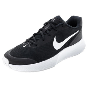 Women`s Vapor Lite 3 Tennis Shoes Black and White Footwear Nike
