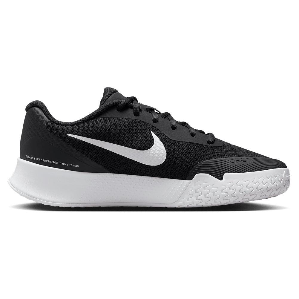 Women`s Vapor Lite 3 Tennis Shoes Black and White Footwear Nike