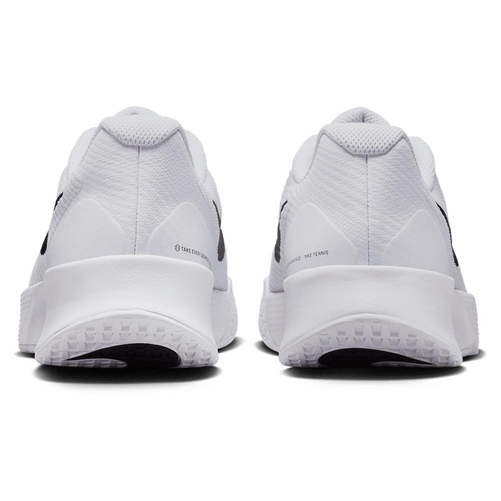 Women`s Vapor Lite 3 Tennis Shoes White and Black Footwear Nike